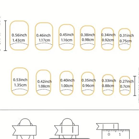 24 Pcs Press On Nails Short Blue Gradient Square Glossy Glue On Nails Glitter - Picture 4 of 4